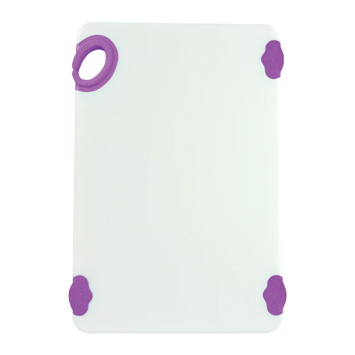STATIK BOARD Cutting Boards, Colored - 12 x 18 / White/Purple