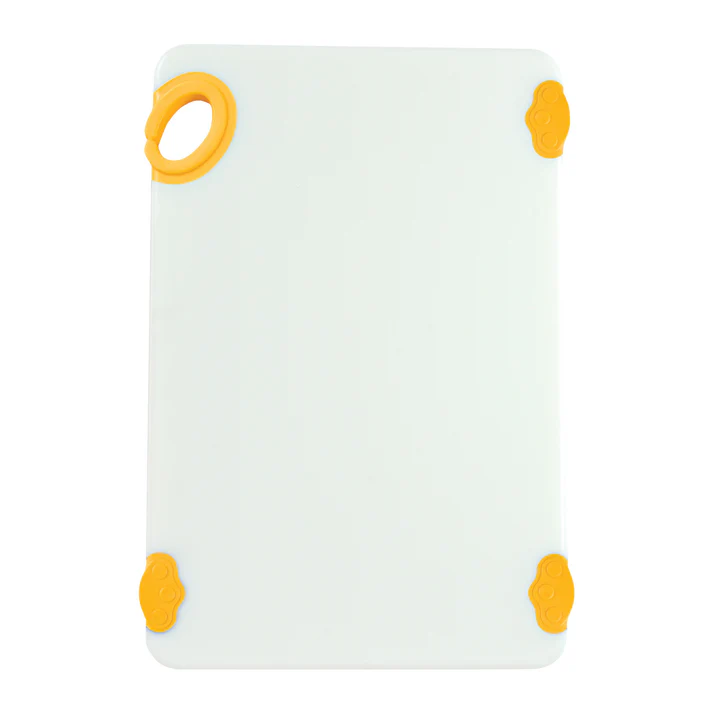 STATIK BOARD Cutting Boards, Colored - 12 x 18 / White/Yellow