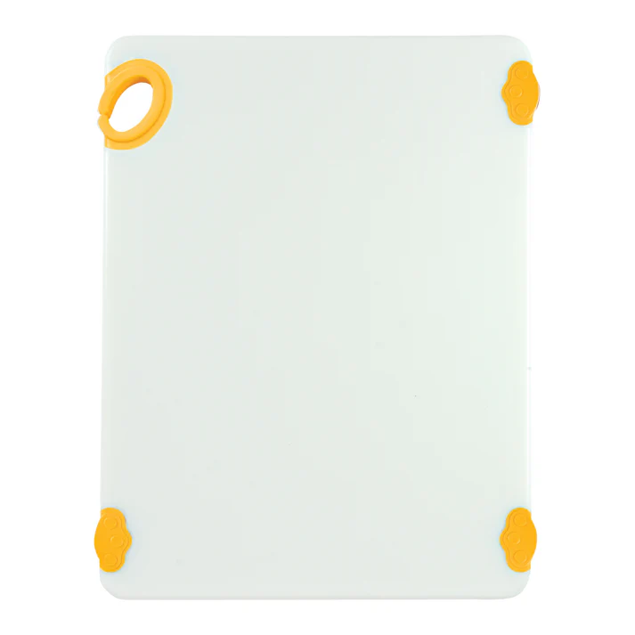 STATIK BOARD Cutting Boards, Colored - 15 x 20, / White/Yellow
