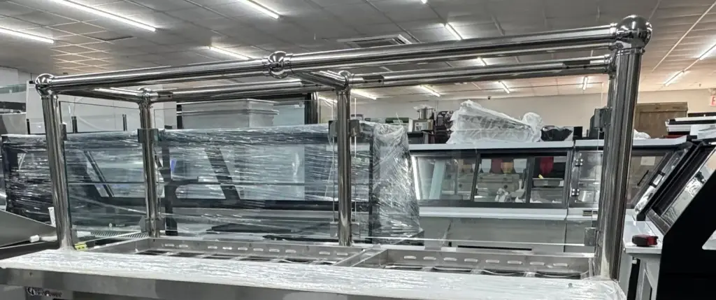 L & J Chrome Sneeze Guards  / 10 ft