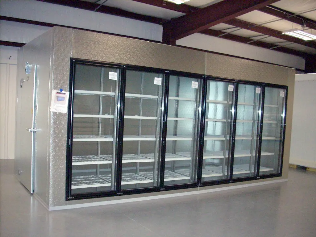 Walk-in Cooler Glass Door and Frame Work 24" x 79" / 3 Doors