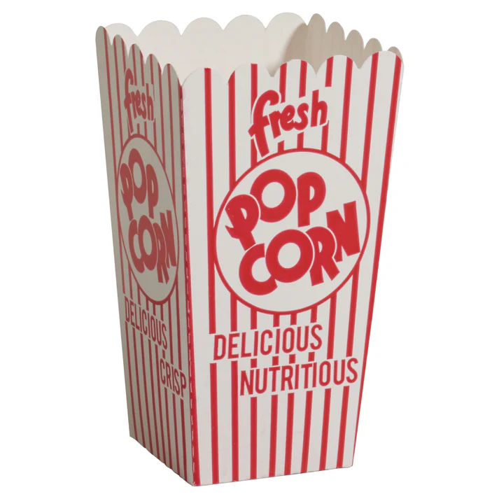 BenchmarkUSA Popcorn Scoop Boxes 500 pieces/case / 0.75 Oz