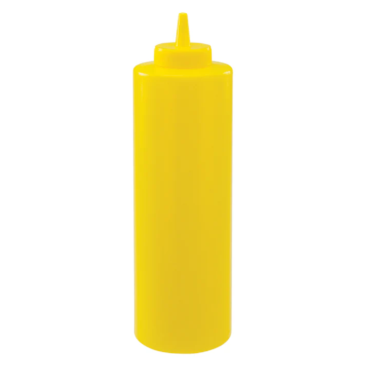 Regular Squeeze Bottles - 24 oz / Yellow