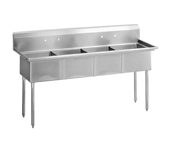 Four-Compartment Sink L&J / LJ2424-4