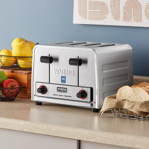 Waring WCT800 Heavy Duty 4 Slice Commercial Toaster 2200W