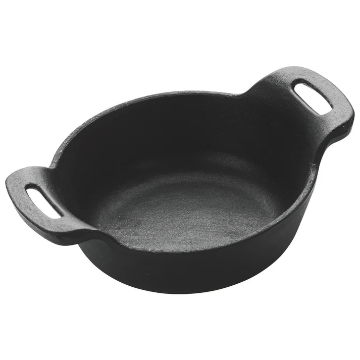  5-1/8" FireIron Mini Cast Iron 12oz Round Server