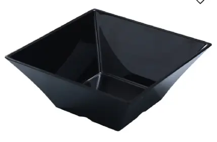 Yanco RM-4109BK 4 Quart Square Bowl  