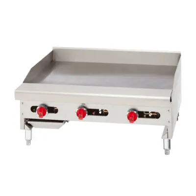 American Range ARMG-60-24 60" Countertop Manual Gas Griddle w/ 1" Thick Plate