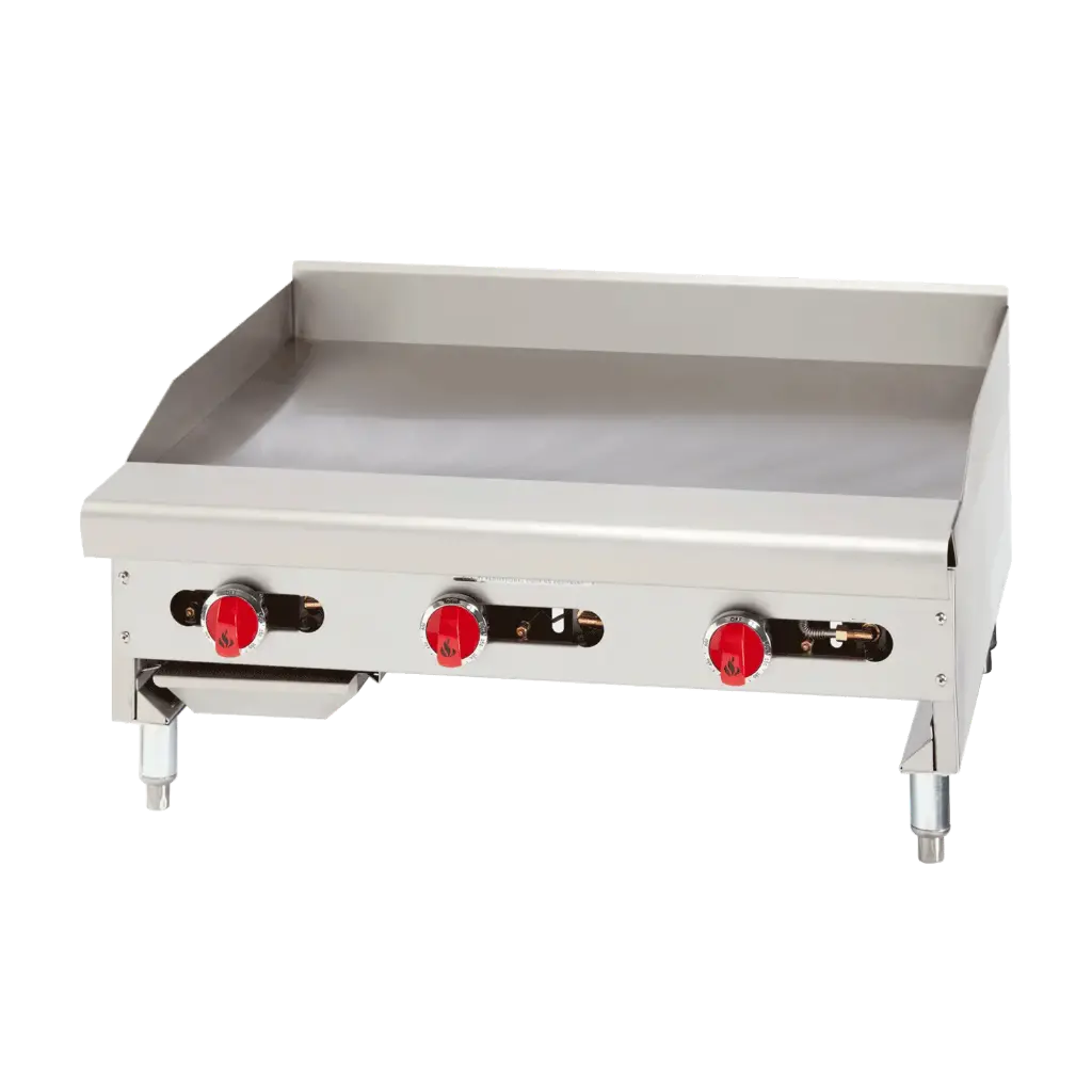 American Range ARTG-148 48 Inch Countertop Gas Griddle with 4 Burners 120000 BTU