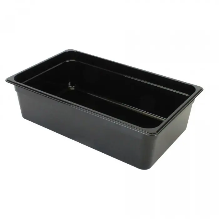 Thunder Group Black Full Size Food Pan 6"
