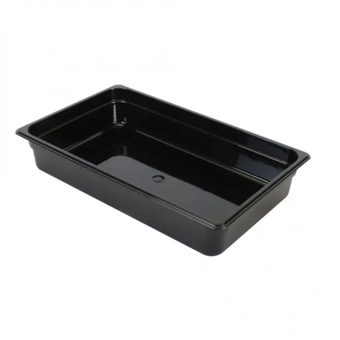 Thunder Group Black Full Size Food Pan 4"