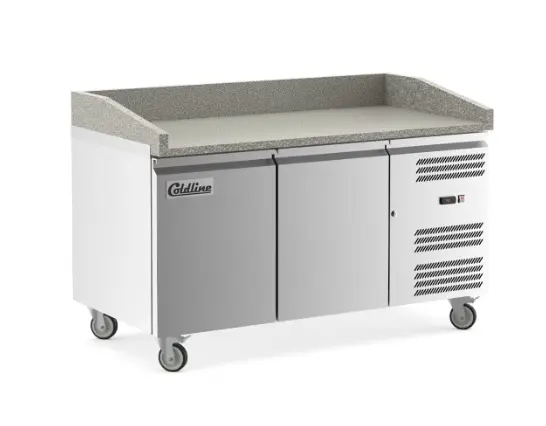 60" Refrigerated Pizza Prep Dough Retarder with Marble Top 
