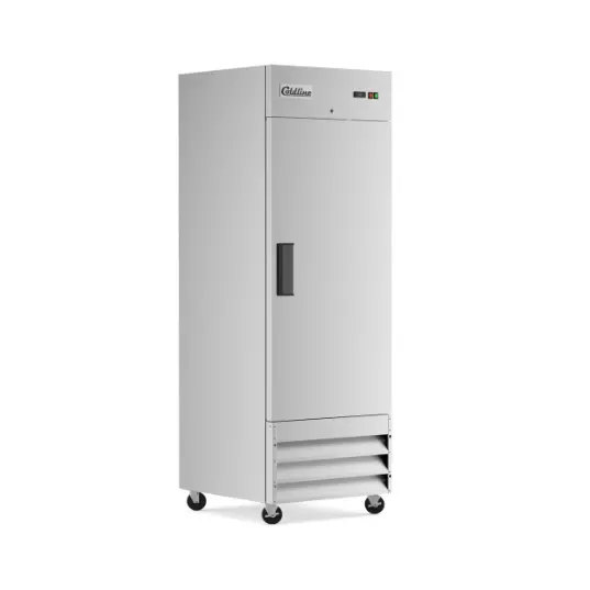 Coldline C-1RE 29" Solid Door Commercial Reach-In Refrigerator - Stainless Steel 