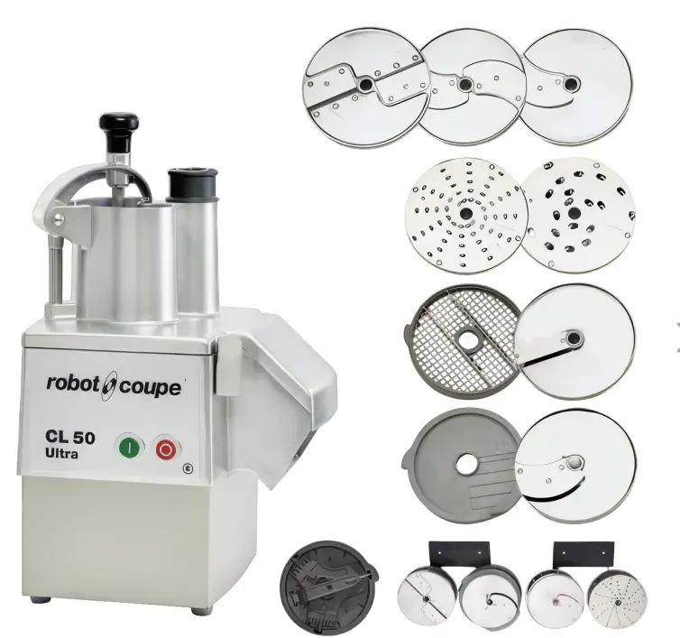 Robot Coupe CL50UTEXMEX Mexican Pack Food Processor Kit w/ 2 Slicing Discs & 3 Dicing Discs, 120v 