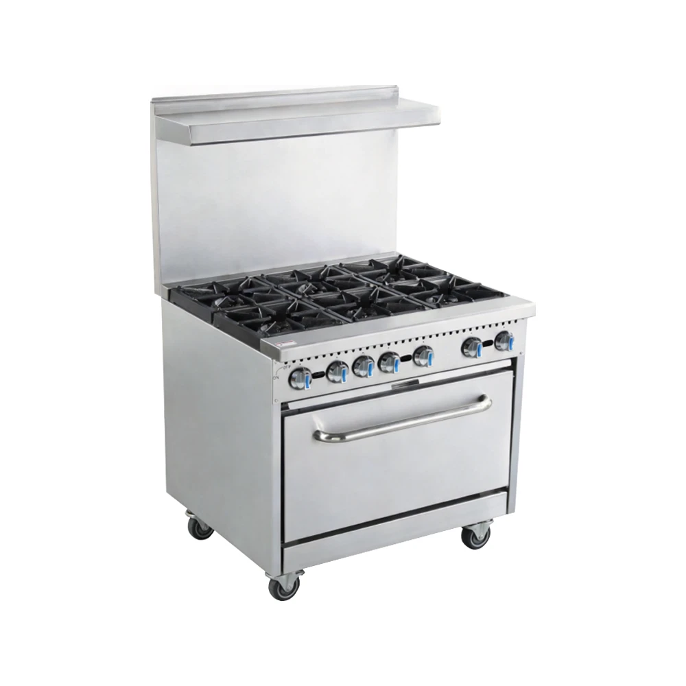 Hesto Gas Range with Oven 6-Burner
