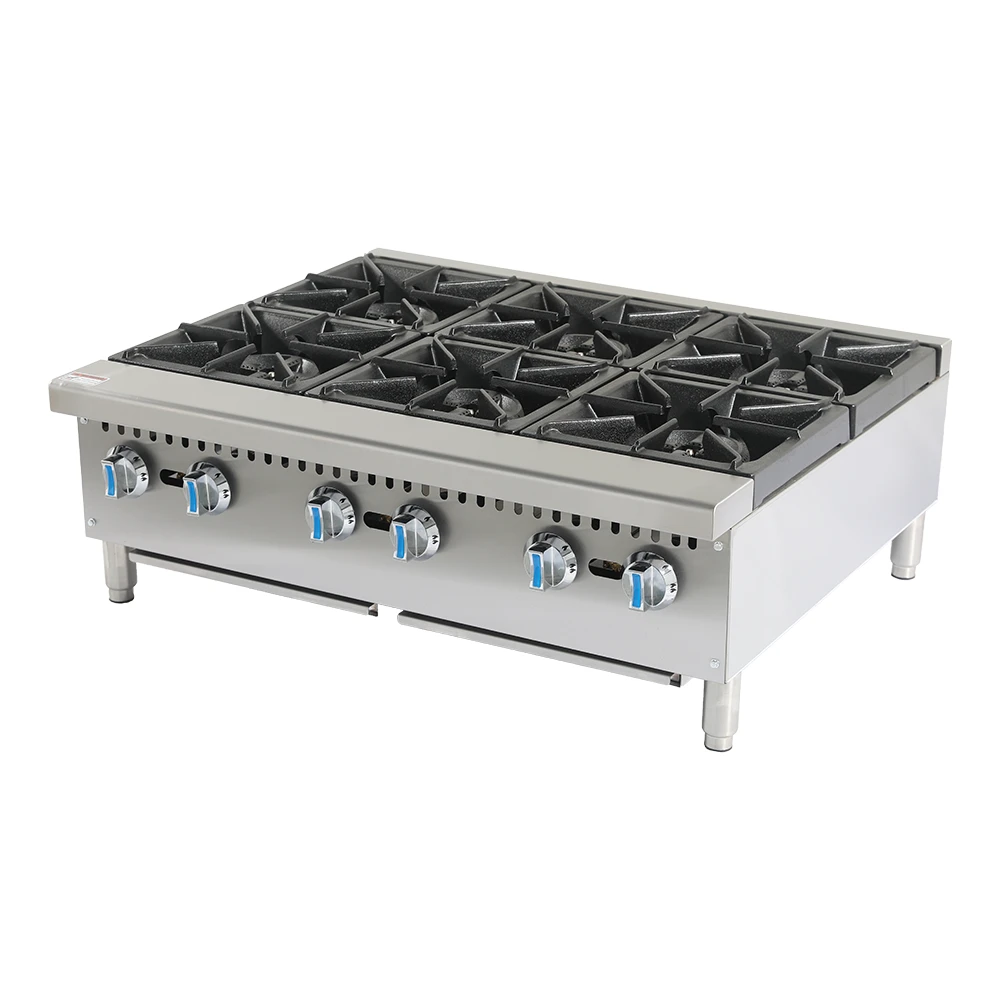 Hesto Gas Hot Plate 6-Burners