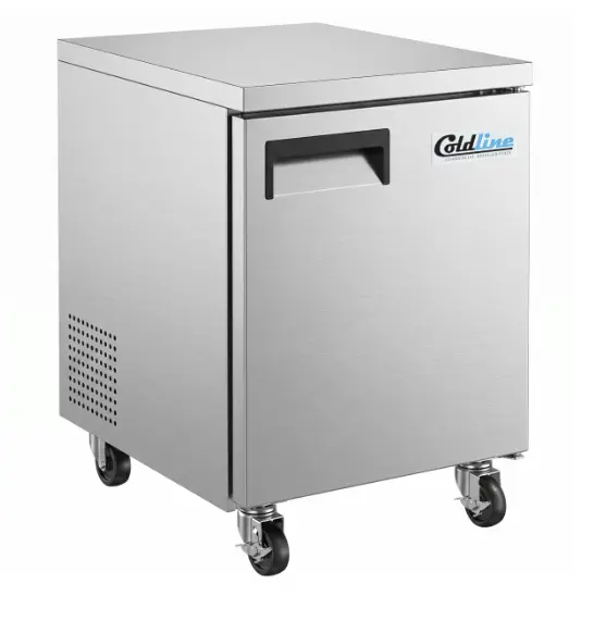 Coldline 27" Undercounter Work Top Freezer - 6.3 Cu. Ft. 