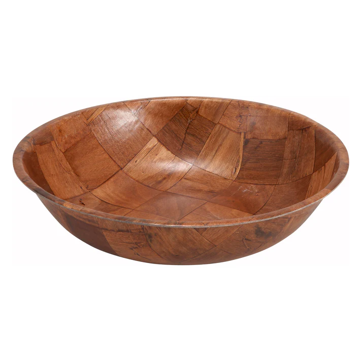 Salad Bowl, Wooden - 12" 