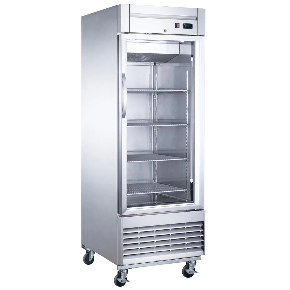 Bottom Mount Glass Single Door 