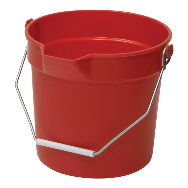 Utility Pail - 10 Quart, Red