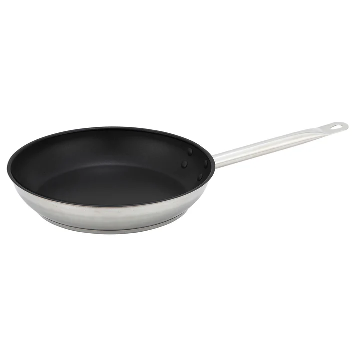 Stainless Steel Fry Pan, Non-Stick - 9-1/2" Dia