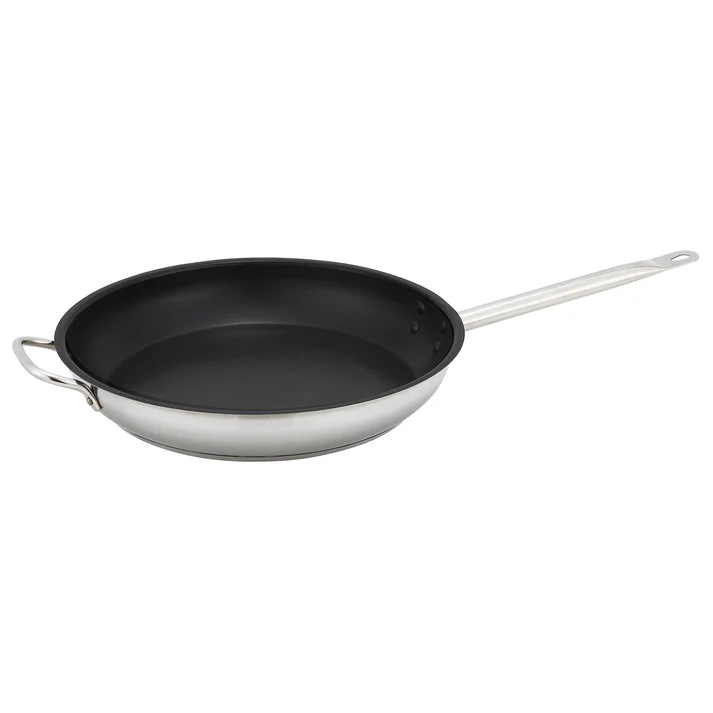 Stainless Steel Fry Pan, Non-Stick - 14" Dia