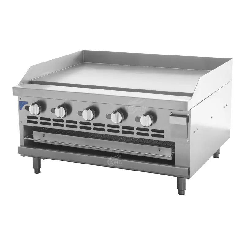 Heavy- Duty Gas Raised Griddle Broiler 
