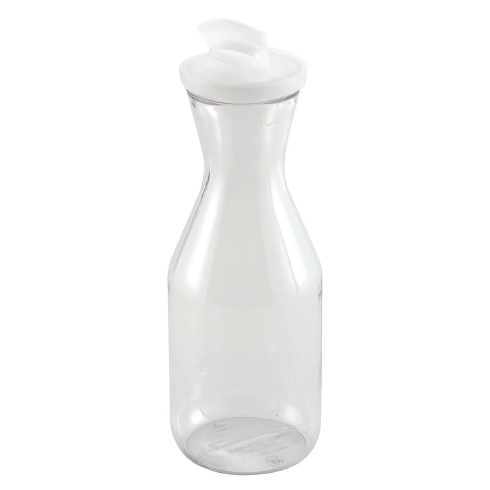Decanter with Flip Top Lid, Polycarbonate - 1.6 Quart