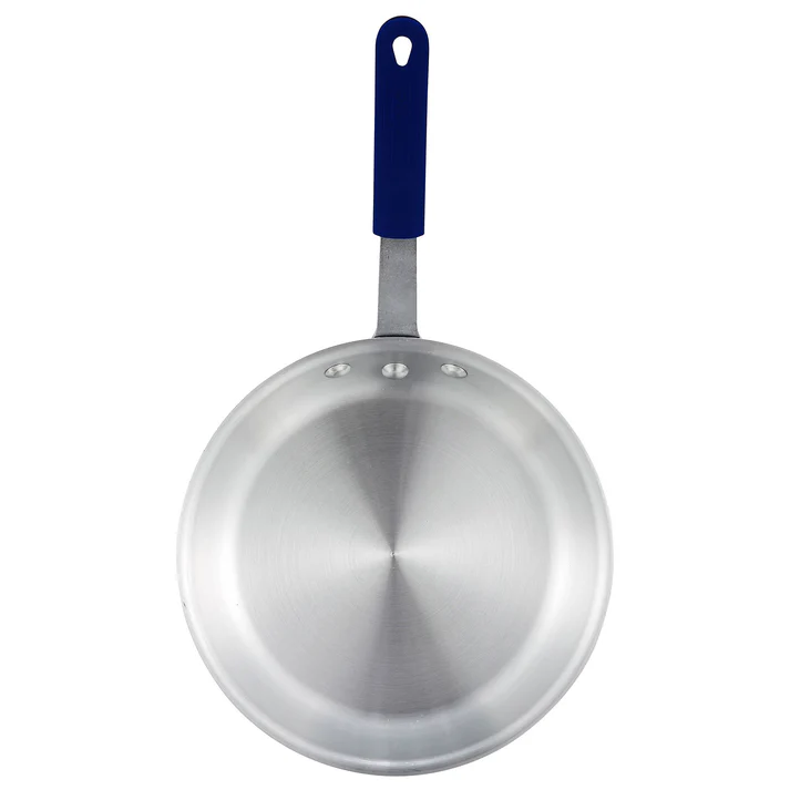 Aluminum Fry Pan, Gladiator, Natural Finish - 10" Dia with Silicone Sleeve