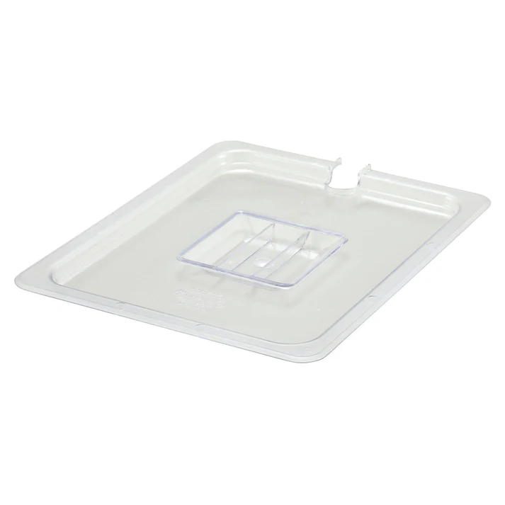 Polycarbonate Food Pan Cover, Slotted - Half (1/2)