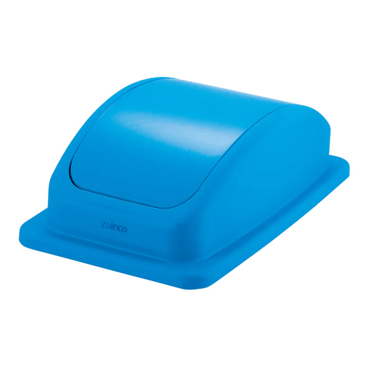 Swing Lid for 23 Gallon Slender Trash Cans - Blue