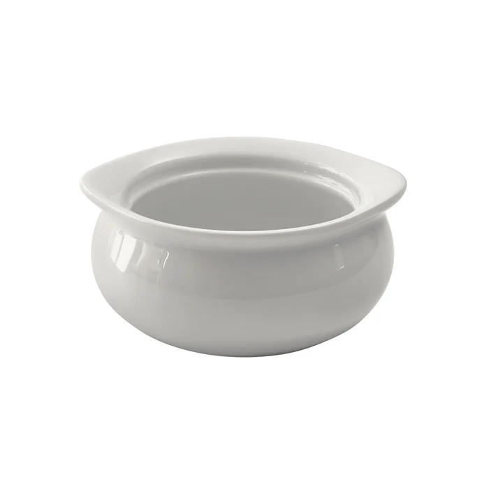 Onion Soup Crock, 12 oz, White Porcelain, 24 Pieces/Case