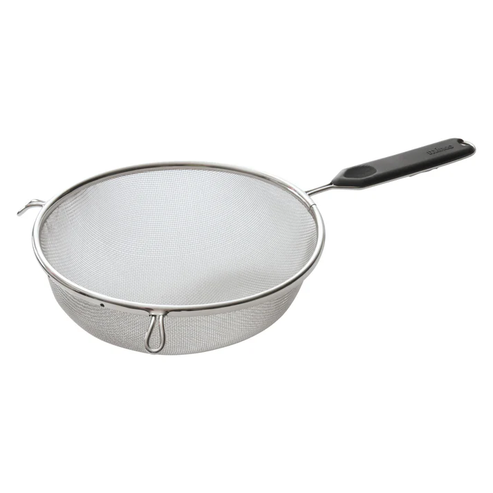 8" Single Medium Mesh Strainer with Plastic Handle