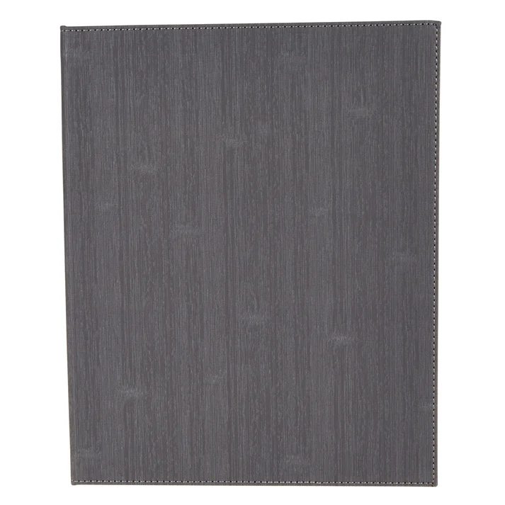 Two-View Menu Cover - Grey, 8-1/2" x 14"