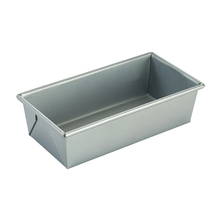 Aluminized Steel Loaf Pans with Silicone Glaze - 3/8 lb, 5-5/8" x 3-1/8" x 2-1/4"
