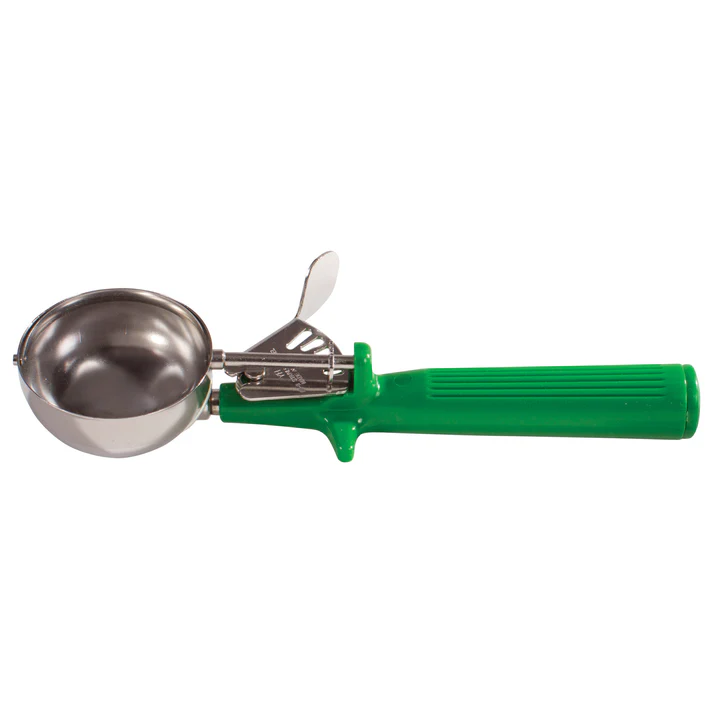 Winco Prime 18/8 Stainless Steel One-Piece Thumb Press Disher - 12