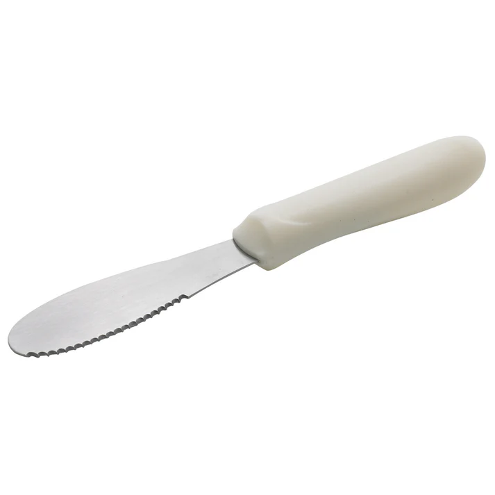 Sandwich Spreader, White PP Hdl, 3-5/8" x 1-1/4" Blade
