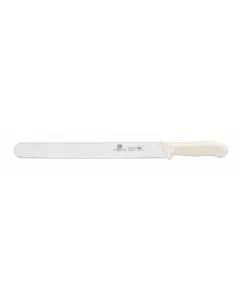 Roast Beef Slicer, 12" Blade, White Polypropylene Handles, German Steel, NSF