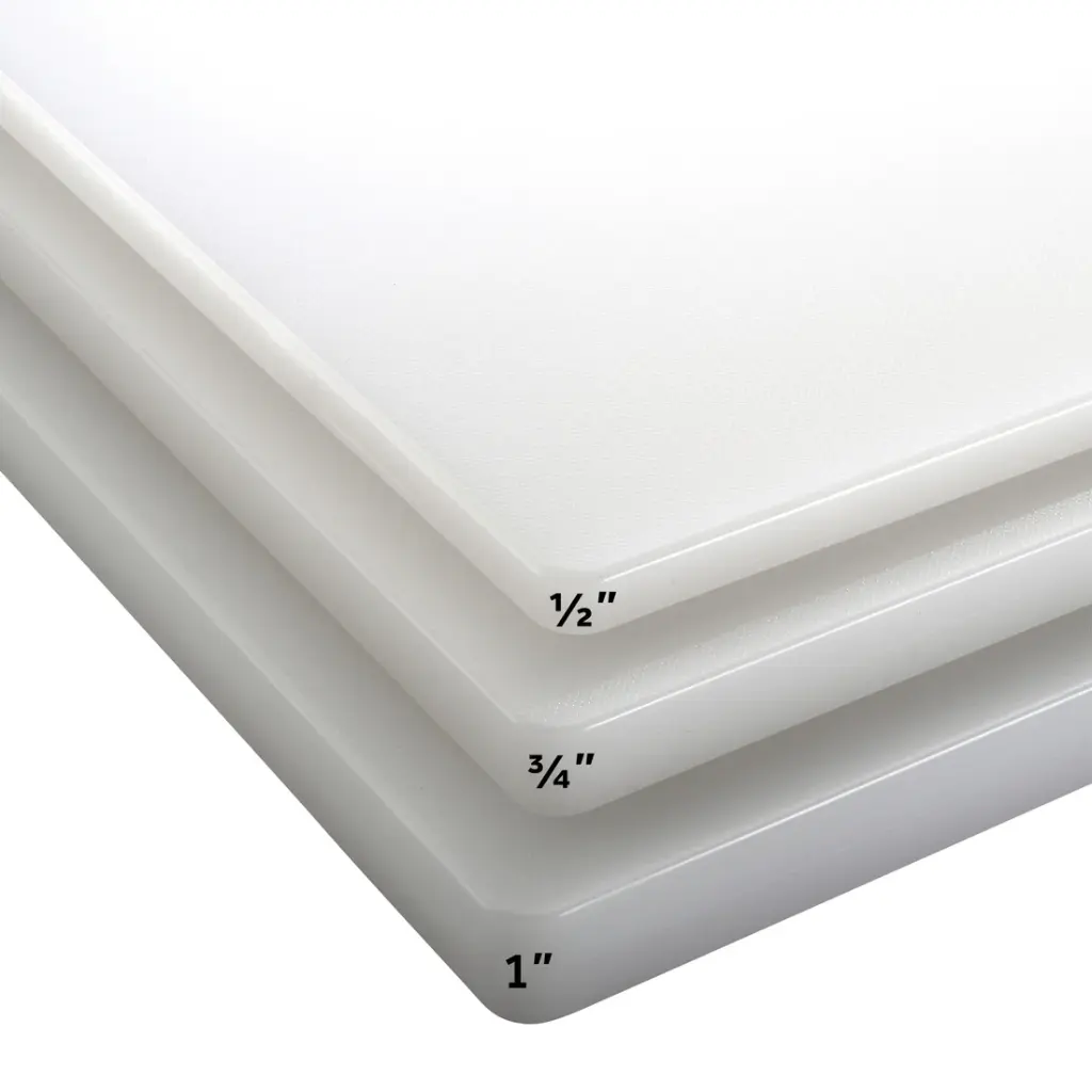 White Rectangular Cutting Board - 18" x 30" x 1/2"