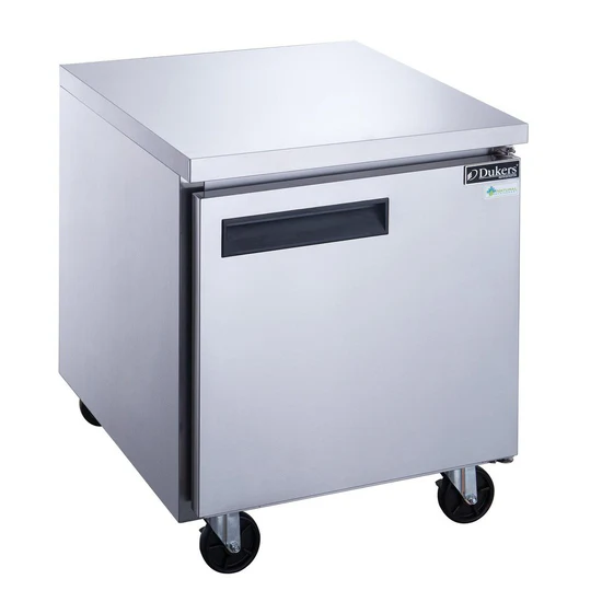 Single Door Undercounter Freezer in Stainless Steel