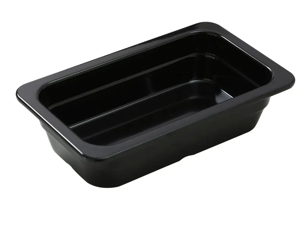  Pan 12.8″ X 6.93″ X 2.56″ / 325 X 176 X 65Mm Pan, Gn 1/3 Black