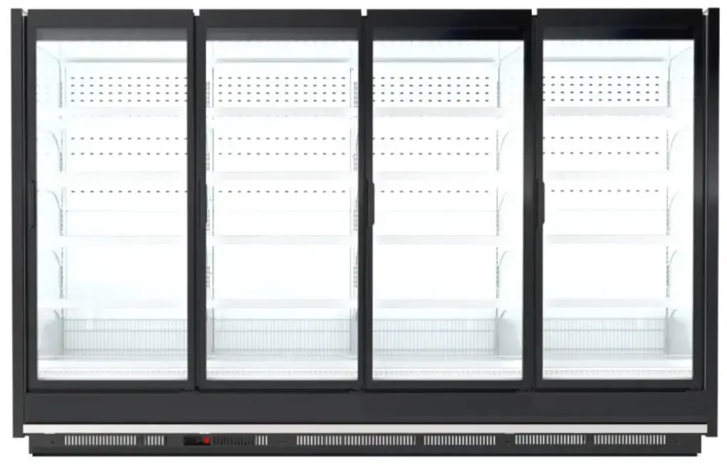 Hinged Doors Display -Freezer- / 4 Doors / 34"