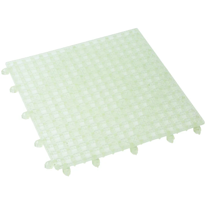 Bar Mat, Interlocking, 12" x 12"  / Clear