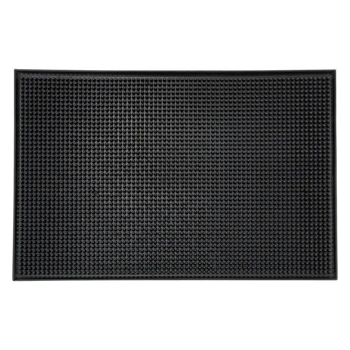 Bar Service Mat, 18" x 12" / black