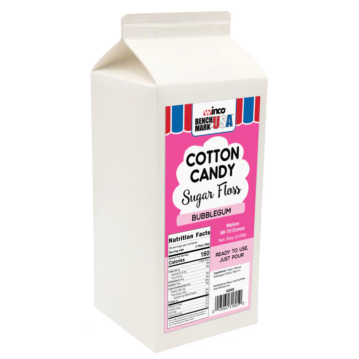 BenchmarkUSA 3-1/4 lb Cotton Candy Floss / Bubblegum