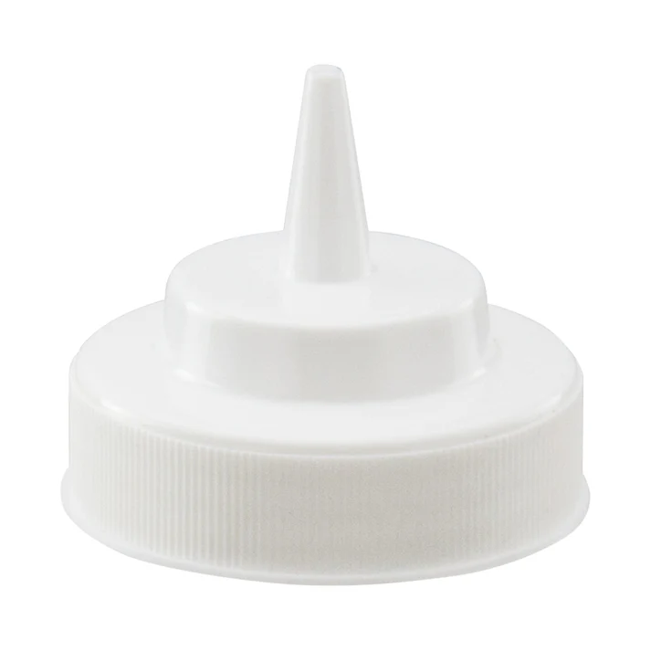 Lid for Wide Mouth Squeeze Bottle, White / white