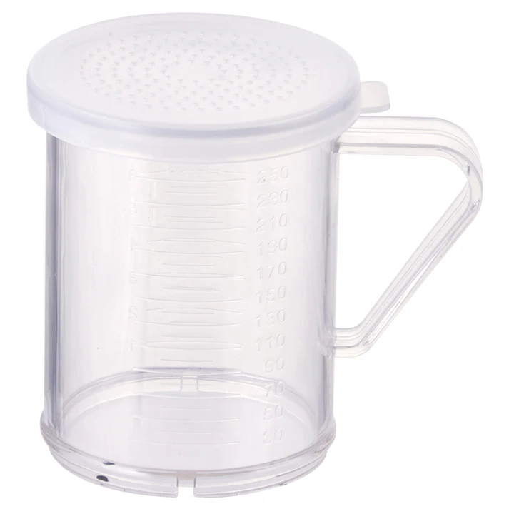 Dredge with 3 Clear Snap-on Lids / 3 Clear Lids (S,M,L)