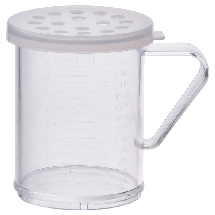 Dredge with 3 Clear Snap-on Lids / XL Holes