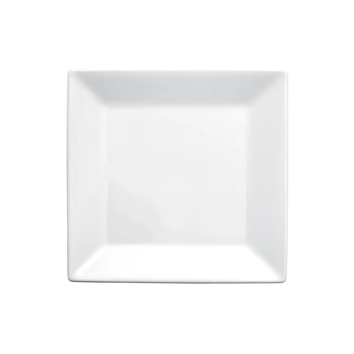 Royalsquare Square Plate, White Porcelain, 12 Pieces/Case / 8"