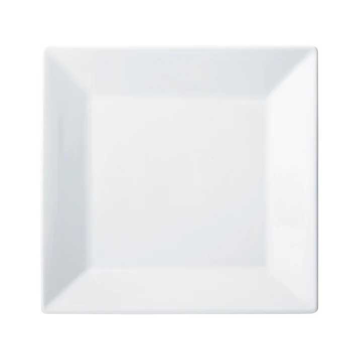 Royalsquare Square Plate, White Porcelain, 12 Pieces/Case / 10"